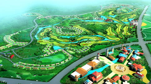 湘潭九华经济开发区滨江新城高尔夫球场设计